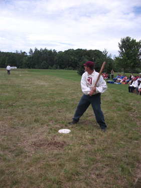 Mr. Scriven appears to be looking for the ball for the Silver Stars.