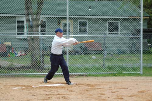 Rock strikes the ball photo